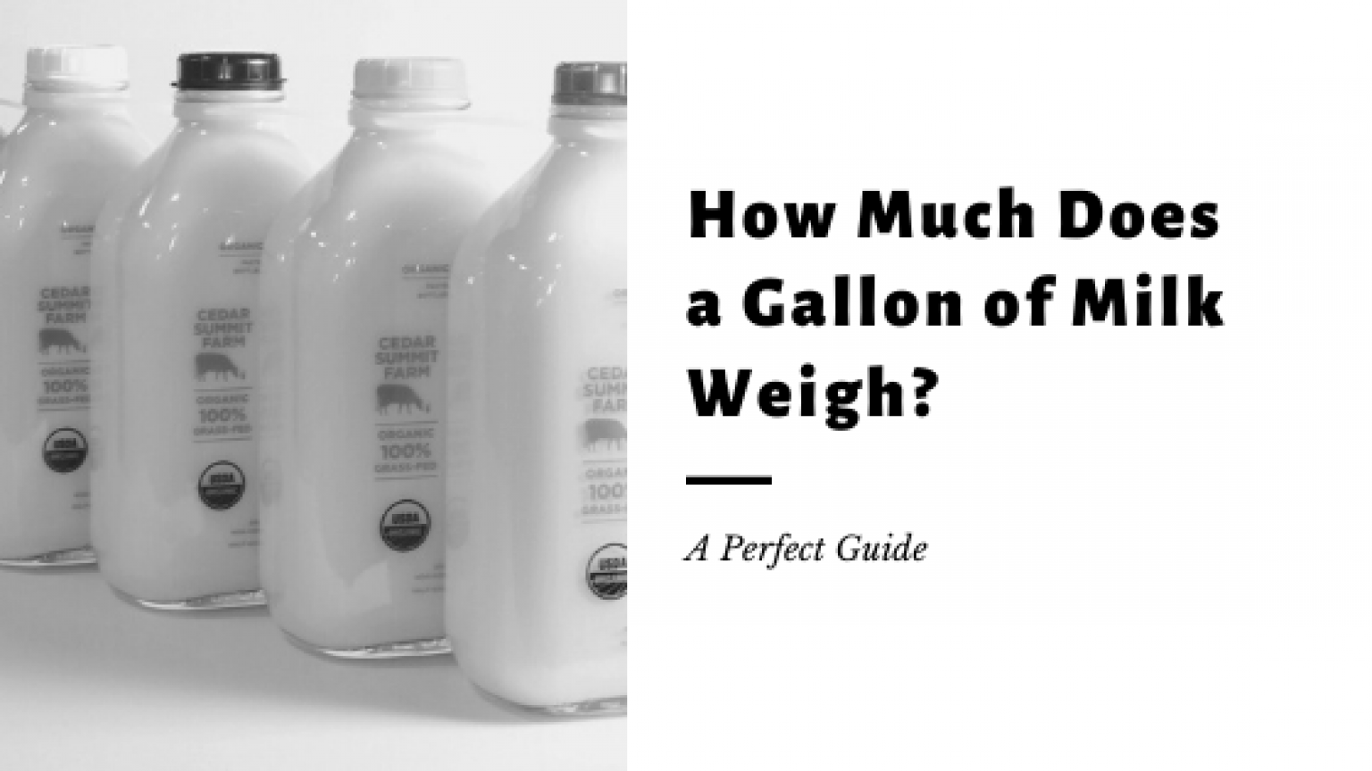 how much does a gallon of milk weigh